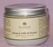 Woodsprite Oatmeal, Milk & Honey Facial Masque & Scrub